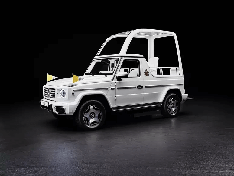 Vaticano tem novo papamóvel elétrico da Mercedes