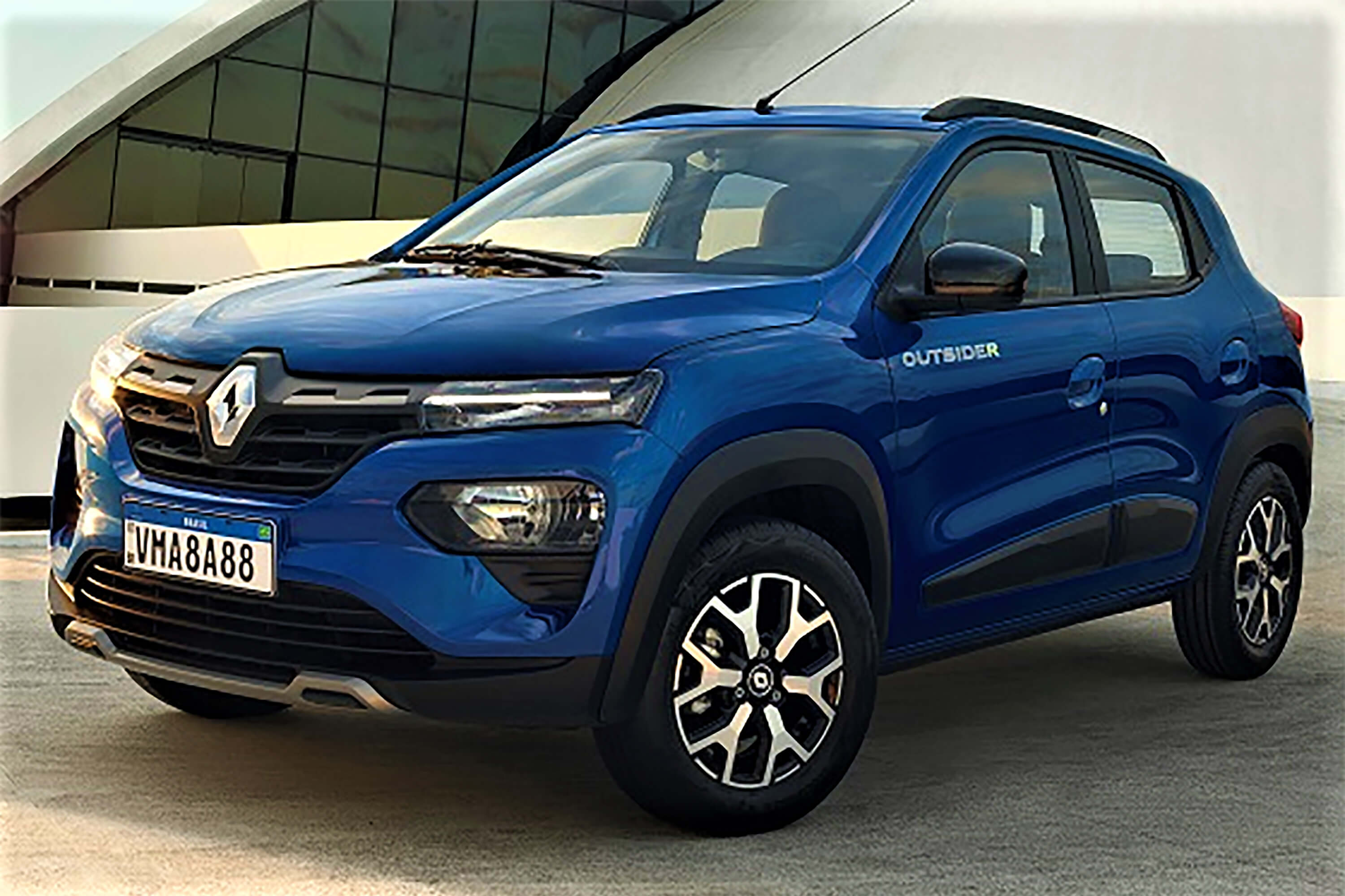 Renault Kwid é considerado o carro flex mais econômico do Brasil 