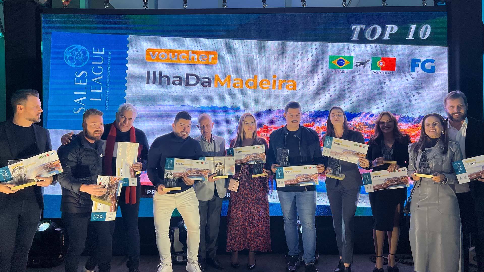 FG comemora resultados de campanha que premiou corretores com viagens à Europa